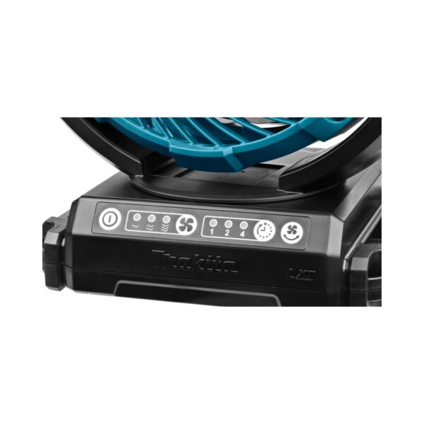 Makita accu ventilator 14,4v / 18v met zwenkfunctie body dcf102z