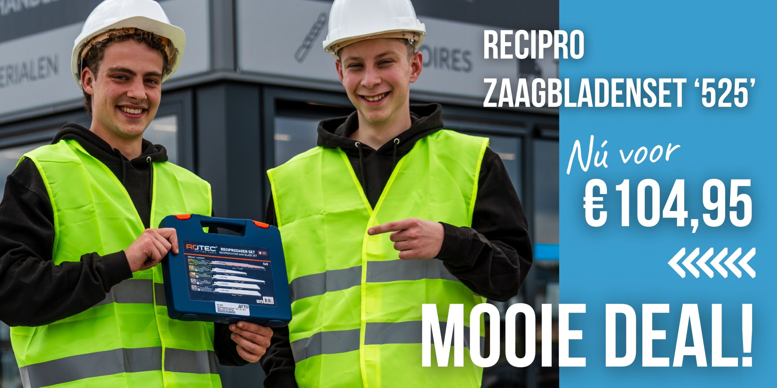 Recipro aanbieding banner website