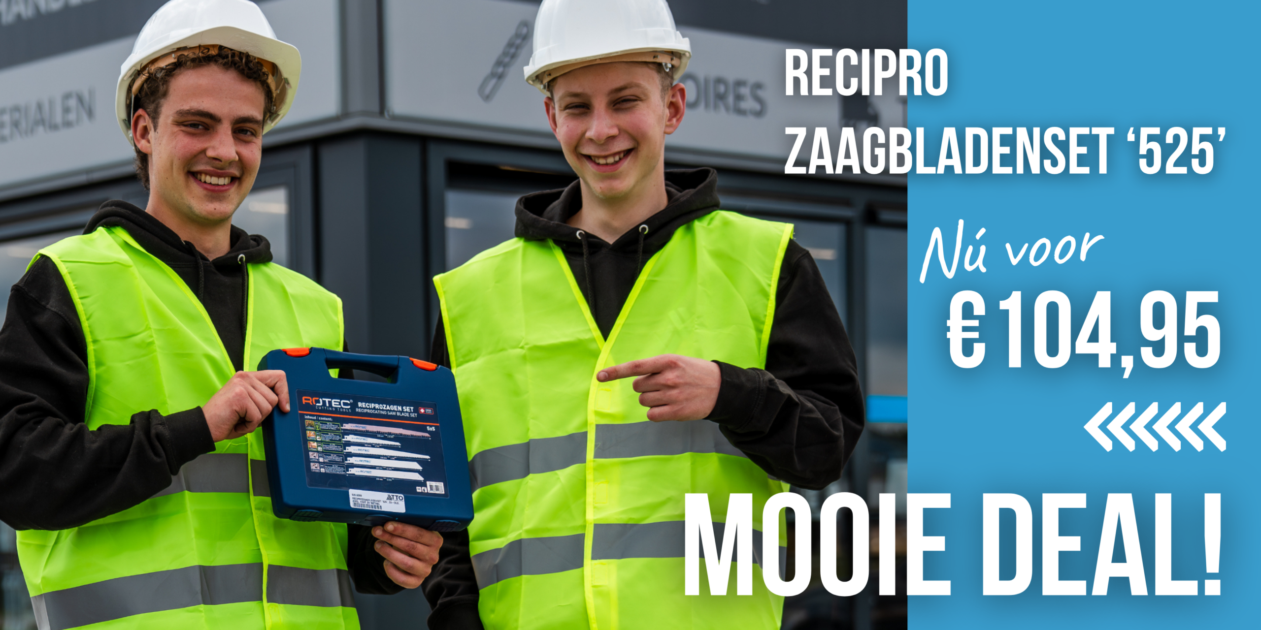 Recipro aanbieding banner website